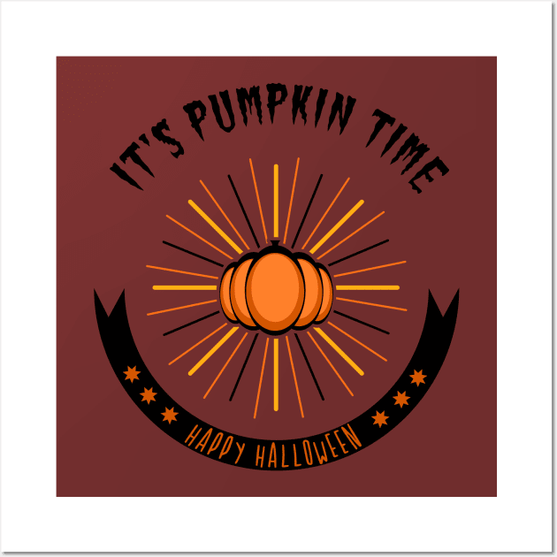 It's Pumpkin Time Wall Art by TaliDe